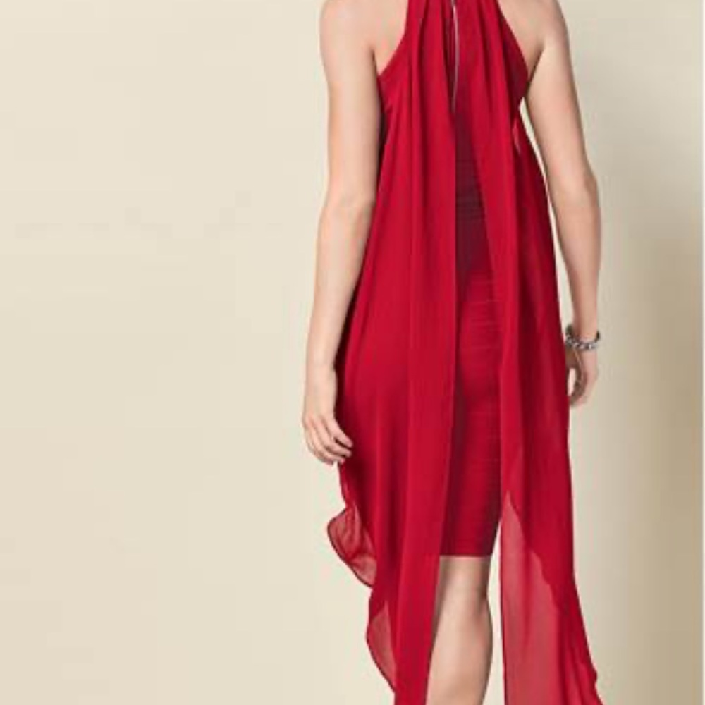 NWT Venus Chiffon Overlay Bandage Dress - Picture 2 of 2